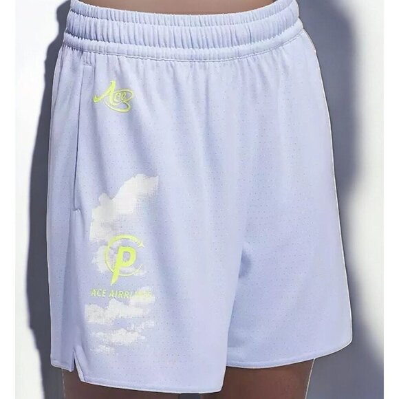 Adidas Womens Candace Parker Exhibit Select Air Shorts Blue Dawn NEW Medium - Picture 2 of 9